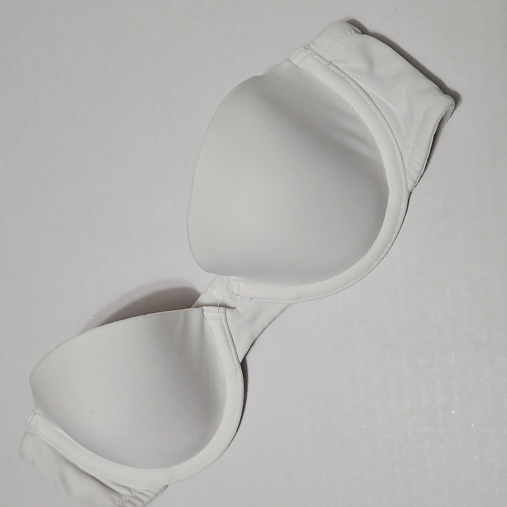 Maidenform White Strapless Padded Underwire Seamless Bra Size 34A